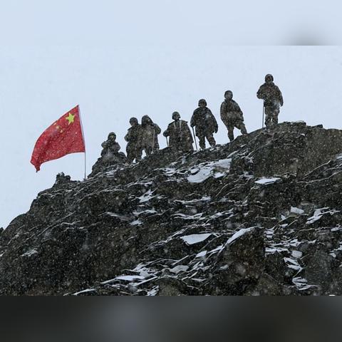 中印边界地图对比，最新展示